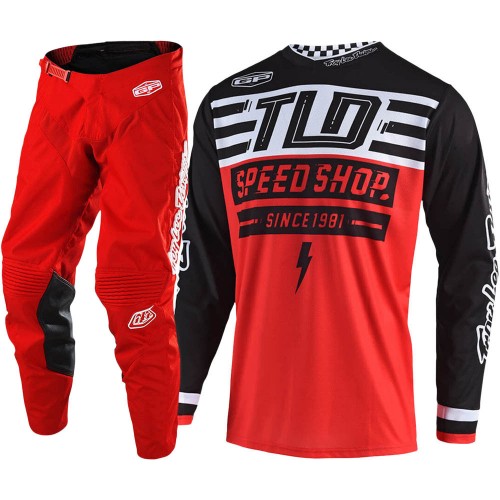 CONJUNTO TROY LEE DESIGNS GP AIR BOLT -  VERMELHO